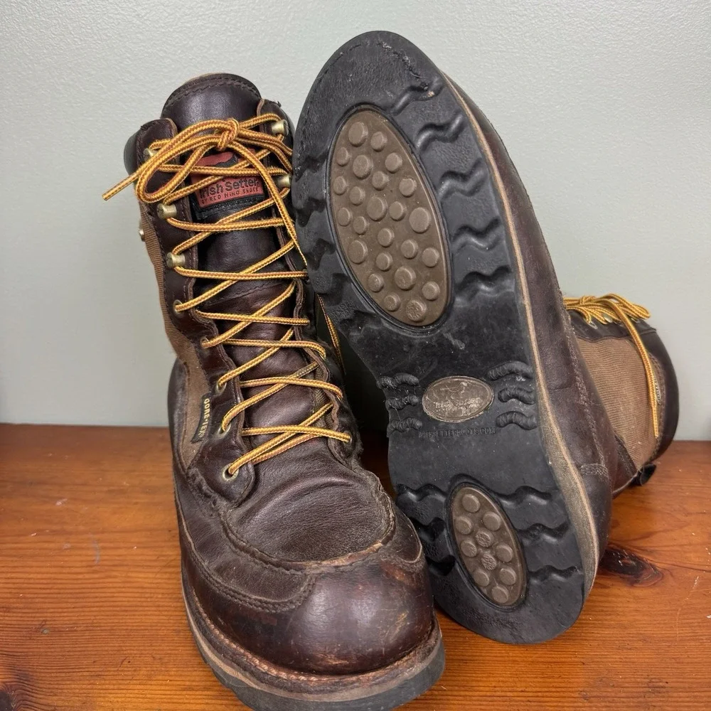 Vtg Irish Setter Ultraflex 854 Red Wing Wingshooter 11D‎ Gore-Tex Leather Boots